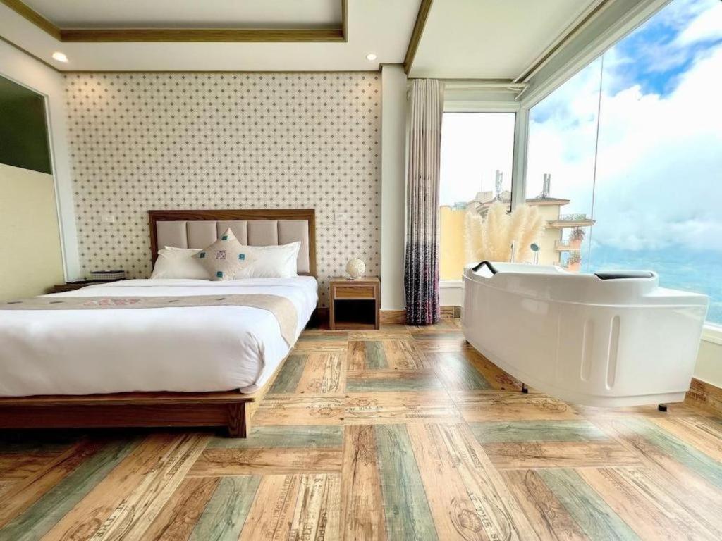 The Grand Blue Hotel Sa Pa Buitenkant foto